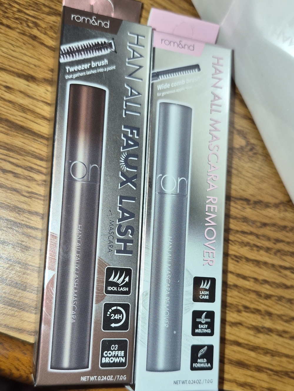 HAN ALL FAUX LASH Mascara & Remover - Rom&nd Nwt